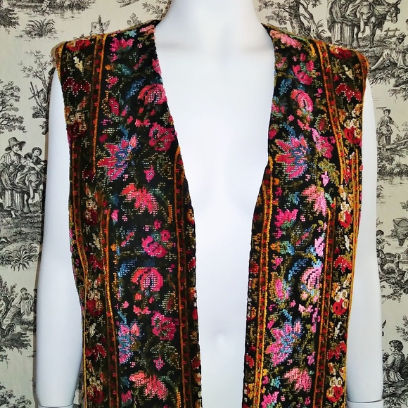 Handmade Other - Handmade Floor Length Carpet Vest Fully Lined
